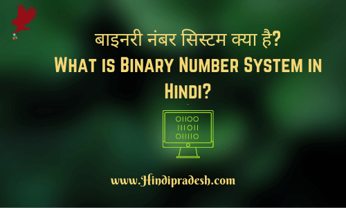What is binary number system in hindi